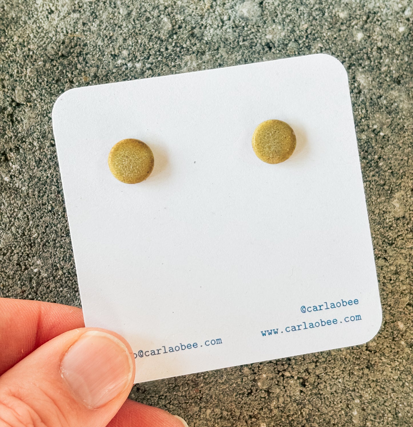 Mustard Yellow Studs